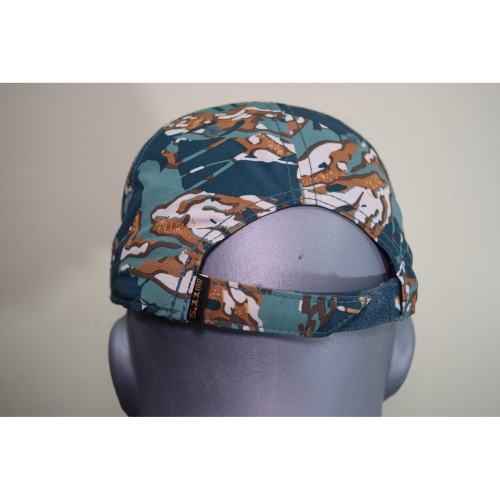 5.11 Baseball Baseball Cap Hat Tropical Hawaii Camo RARE COLORWAY Ripstop Green - Picture 4 of 10
